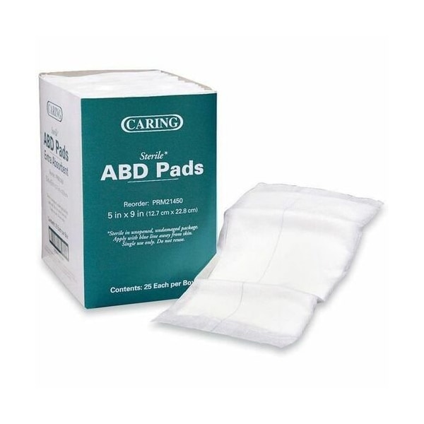 Medline PADS, STERILE, ABDOMINAL, 5X9, 25PK MIIPRM21450 - main